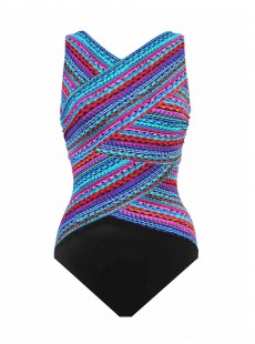 Maillot de bain gainant Brio Multicolor - Carnivale - "M" - Miraclesuit swimwear