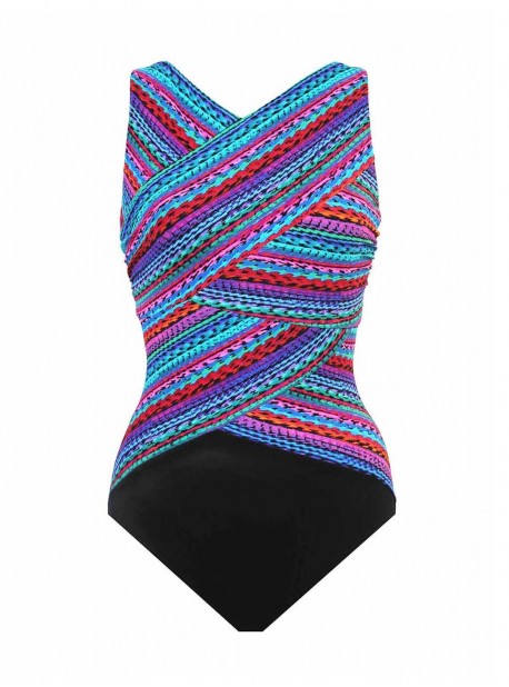 Maillot de bain gainant Brio Multicolor - Carnivale - "M" - Miraclesuit swimwear