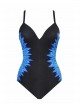 Maillot de bain gainant Temptation Bleu - Blue Curacao - "FC" -Miraclesuit Swimwear