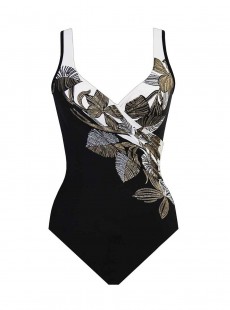 Maillot de bain gainant It's a Wrap -  Petal to The metal - "M" - Miraclesuit swimwear