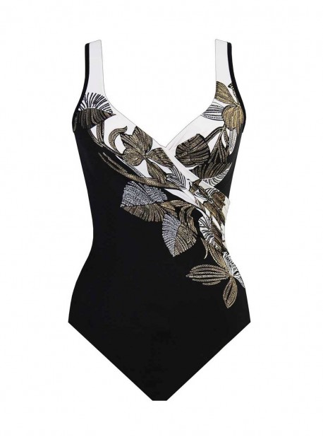 Maillot de bain gainant It's a Wrap -  Petal to The metal - "M" - Miraclesuit swimwear