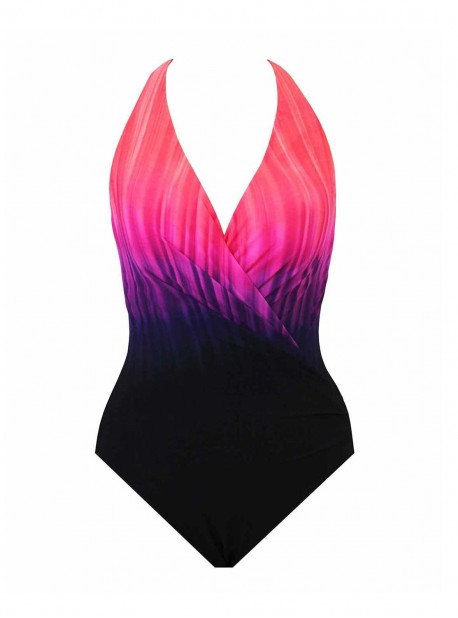 Maillot de bain gainant Wrapsody Sunrise - Belle Trois Sunrise - "M" - Miraclesuit swimwear