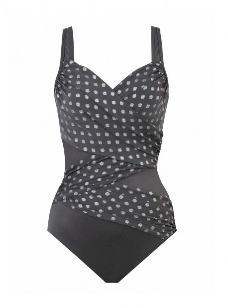 Maillot de bain gainant Madero Argenté - Perla - "M" - Miraclesuit swimwear