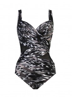 Maillot de bain gainant Madero - Feline Fixation - "M" -Miraclesuit Swimwear   