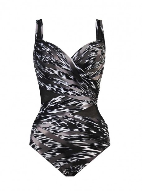 Maillot de bain gainant Madero - Feline Fixation - "M" -Miraclesuit Swimwear   