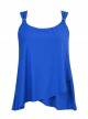 Dazzle Tankini Top Bleu- Razzle Dazzle - "M" - Miraclesuit Swimwear