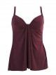 Tankini Marina bordeaux - So Riche - "M" - Miraclesuit swimwear