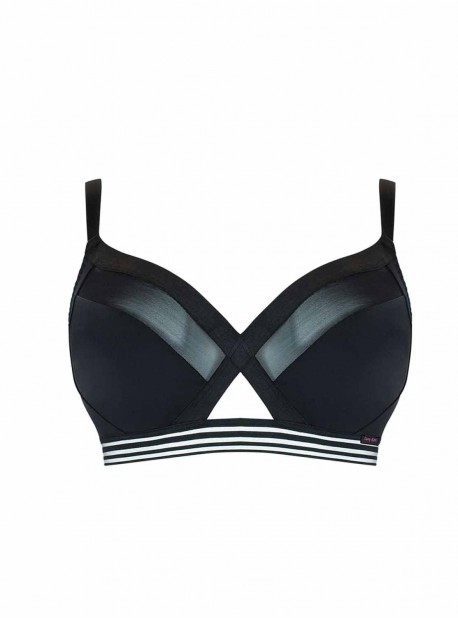 Brassière sans armature Unwind noir - Curvy Kate Lingerie