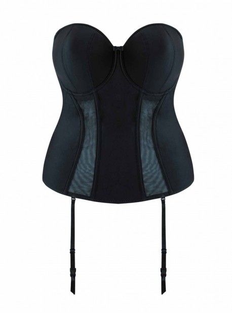 Guêpière Luxe Basque noir - Curvy Kate Lingerie