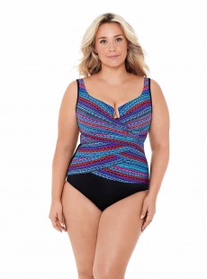Maillot de bain gainant Escape Multicolor - Carnivale - "W" -Miraclesuit Swimwear