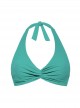 Haut de maillot de bain tour de cou - Rib Esmerald - Cyell