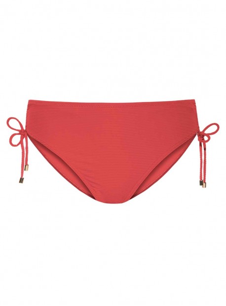 Culotte de bain taille haute - Rib Coral - Cyell