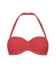 Haut de maillot de bain bandeau - Rib Coral - Cyell