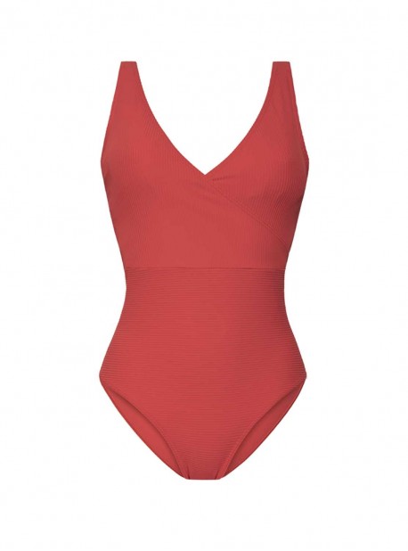 Maillot une pièce - Rib Coral - Cyell