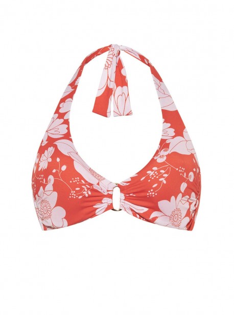 Haut de maillot de bain tour de cou - Iconic Flower - Cyell