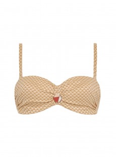 Haut de maillot de bain bandeau - Sparkles Gold - Cyell