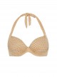 Haut de maillot de bain tour de cou - Sparkles Gold - Cyell