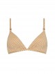 Haut de maillot de bain triangle - Sparkles Gold - Cyell
