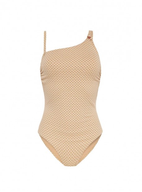 Maillot une pièce asymétrique - Sparkles Gold - Cyell