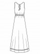 Robe Longue Blanc - Sunrise - Cyell