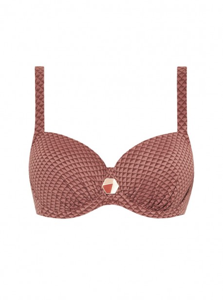 Haut de maillot de bain balconnet - Sparkles Rose - Cyell 