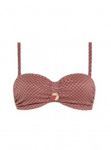 Haut de maillot de bain bandeau - Sparkles Rose - Cyell