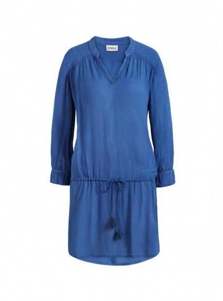 Robe de plage manches longues bleue - Beach Vibes - Cyell 