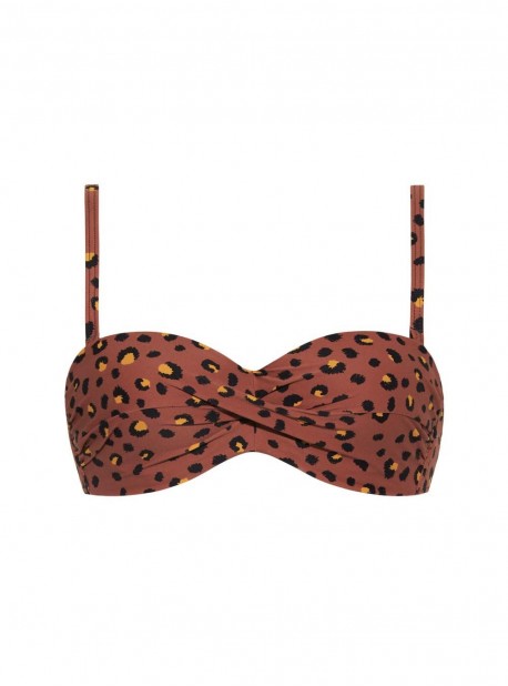 Haut de maillot de bain bandeau - Wild at Heart - Cyell