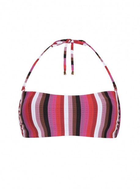 Haut de maillot de bain bandeau réversible - Serape - Cyell