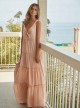 Robe longue Gulsina Pink Sand Rose - PilyQ