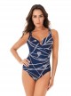 Maillot de bain gainant Escape Bleu Nuit - Thoroughbred - "M" - Miraclesuit swimwear