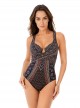 Maillot de bain gainant Criss Cross Escape Bronze - Byzantium - "M" - Miraclesuit swimwear