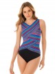 Maillot de bain gainant Brio Multicolor - Carnivale - "M" - Miraclesuit swimwear
