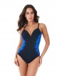 Maillot de bain gainant Temptation Bleu - Blue Curacao - "FC" -Miraclesuit Swimwear