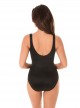 Maillot de bain gainant It's a Wrap Noir et Blanc - Cloisonné - "M" - Miraclesuit swimwear