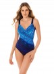 Maillot de bain gainant Seraphina Bleu - Blue Curacao - "FC" -Miraclesuit Swimwear