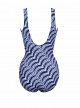 Maillot de bain gainant Criss Cross Escape Bleu - Hypnotique - "M" - Miraclesuit swimwear