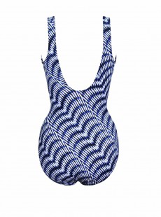 Maillot de bain gainant Criss Cross Escape Bleu - Hypnotique - "M" - Miraclesuit swimwear