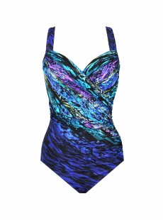 Maillot de bain une pièce gainant Seraphina bleu - Scheherazade - "M" - Miraclesuit Swimwear