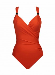 Maillot de bain gainant Siren Orange - Razzle Dazzle - "M" - Miraclesuit swimwear