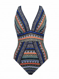 Maillot de bain gainant Odyssey Multicolore - Portofino - "M" - Miraclesuit swimwear