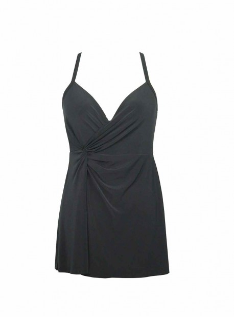Tankini Adora Noir - Twisted Sisters - "M" - Miraclesuit swimwear