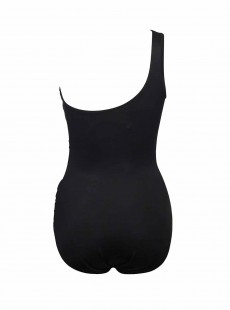 Maillot de bain gainant Jena noir/imprimés doré - Sari Not Sari - "M" - Miraclesuit Swimwear