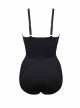 Maillot de bain gainant Mystique Noir/Imprimés doré - Sari Not Sari - "M" - Miraclesuit swimwear