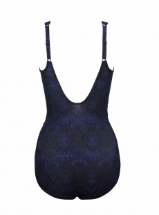 Maillot de bain gainant Seraphina Imprimés graphiques multicolores - Tramonto Belle - "M" - Miracles