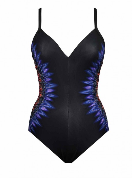 Maillot de bain gainant Temptation Imprimés graphique multicolores - Tramonto Belle - "M" - Miracles