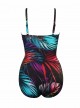 Maillot de bain gainant Mystique Imprimés fleuris multicolores - Mystical Palms - "M" - Miraclesuit 
