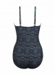 Maillot de bain gainant Pin Up Imprimés graphiques - Luxor -  "M" - Miraclesuit Swimwear
