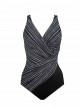 Maillot de bain gainant Colorblock Oceanus Imprimés à rayures - No static - "M" - Miraclesuit swimwe