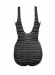Maillot de bain gainant Layered Escape Imprimés à rayures - No static - "M" - Miraclesuit swimwear